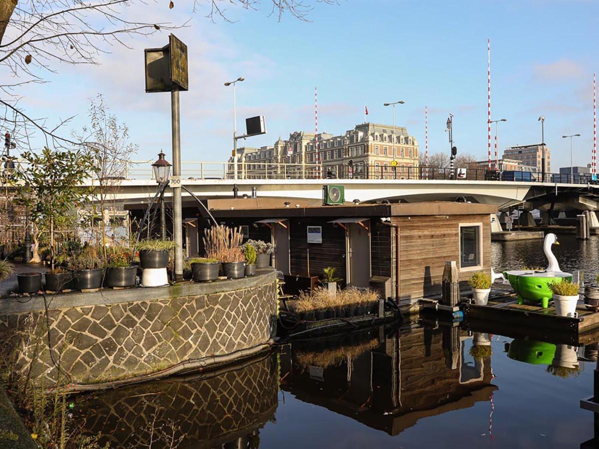 Houseboat Little Amstel Hotell Amsterdam Exteriör bild