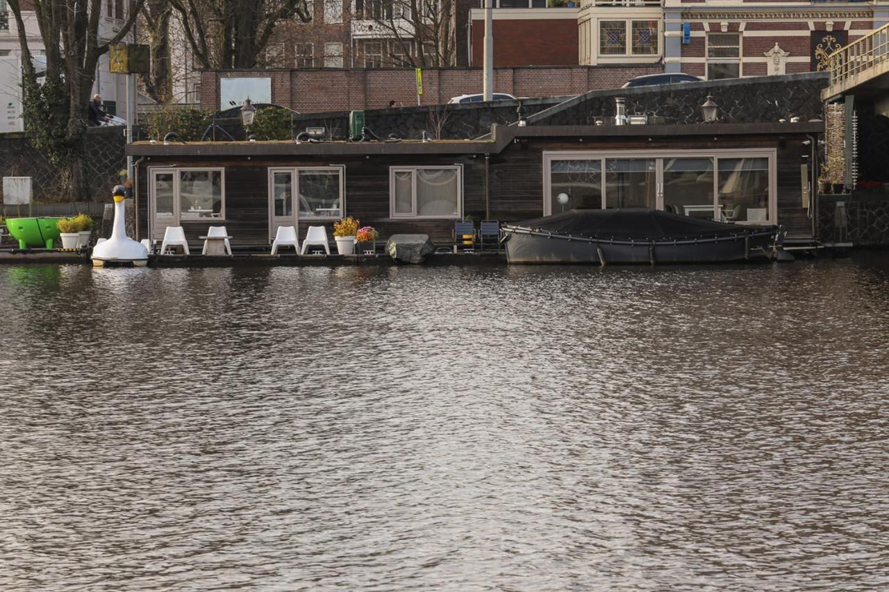 Houseboat Little Amstel Hotell Amsterdam Exteriör bild