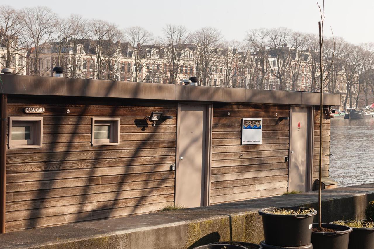 Houseboat Little Amstel Hotell Amsterdam Exteriör bild