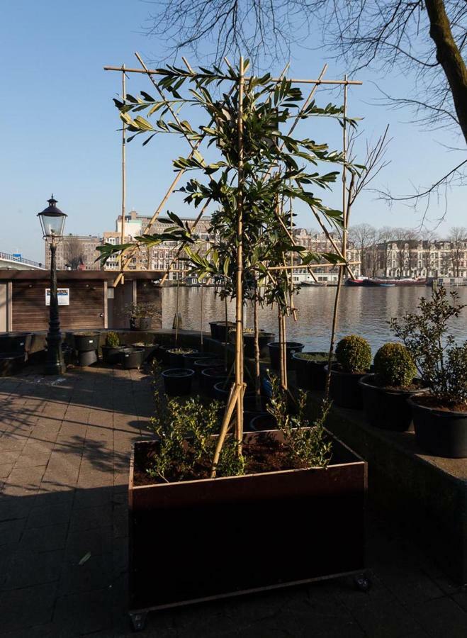 Houseboat Little Amstel Hotell Amsterdam Exteriör bild