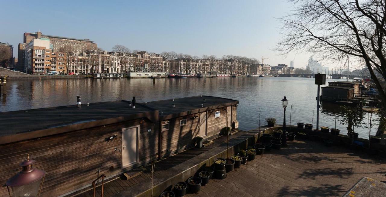 Houseboat Little Amstel Hotell Amsterdam Exteriör bild